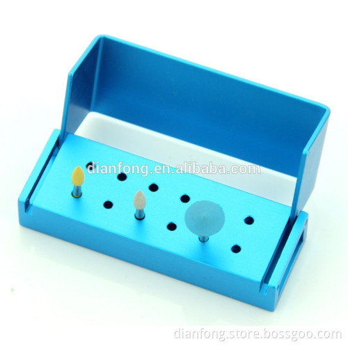 12 holes RA shank aluminum dental bur holder